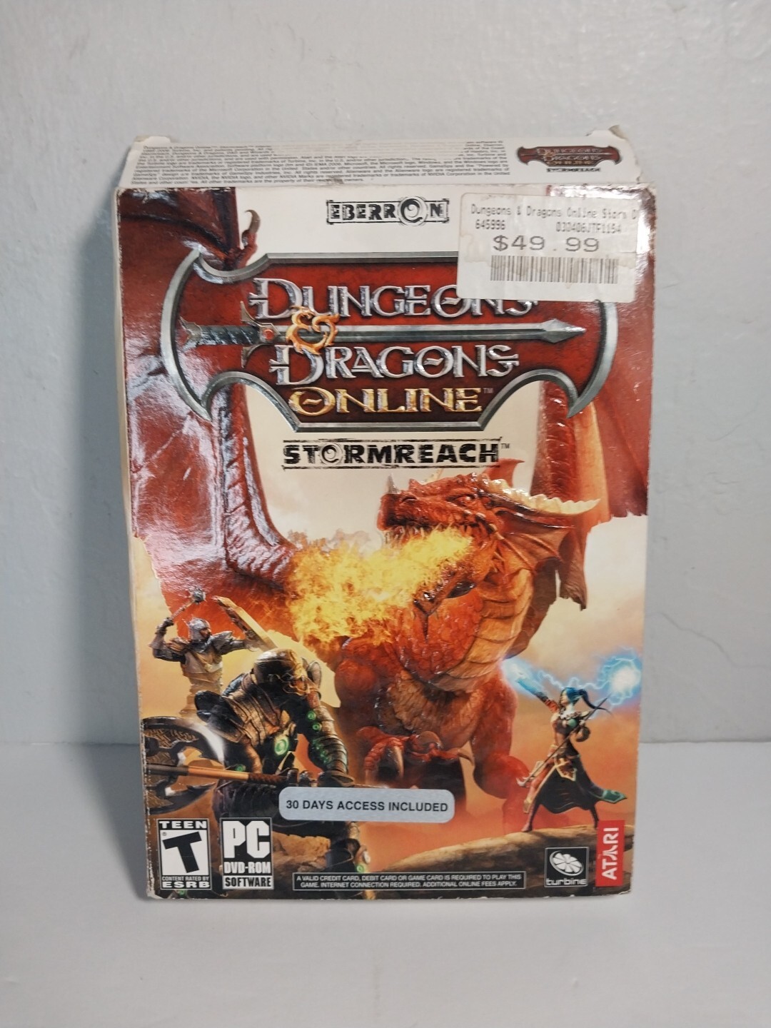 Dungeons & Dragons Online Stormreach PC DVD 2006 Game Free Shipping