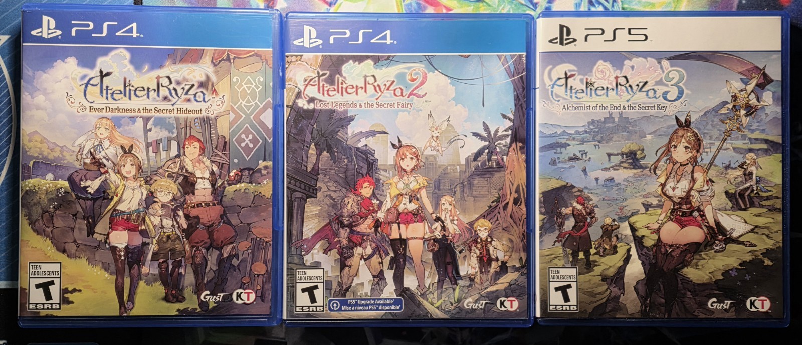 Atelier Ryza 1+2+3 PS4/PS5 CIB Complete In Box Tested
