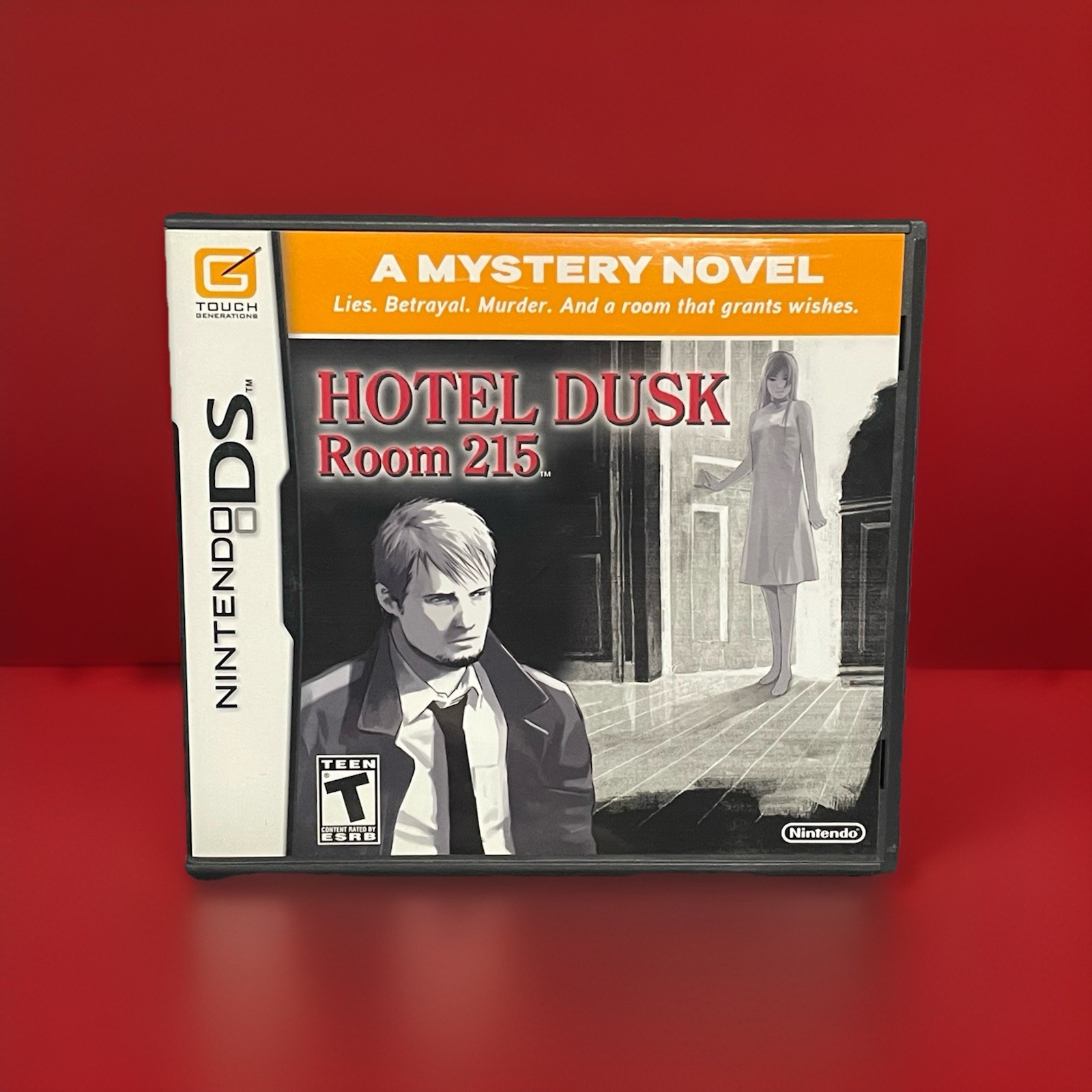 Nintendo DS Hotel Dusk: Room 215 Complete In Box CIB w/ Manuals & Inserts
