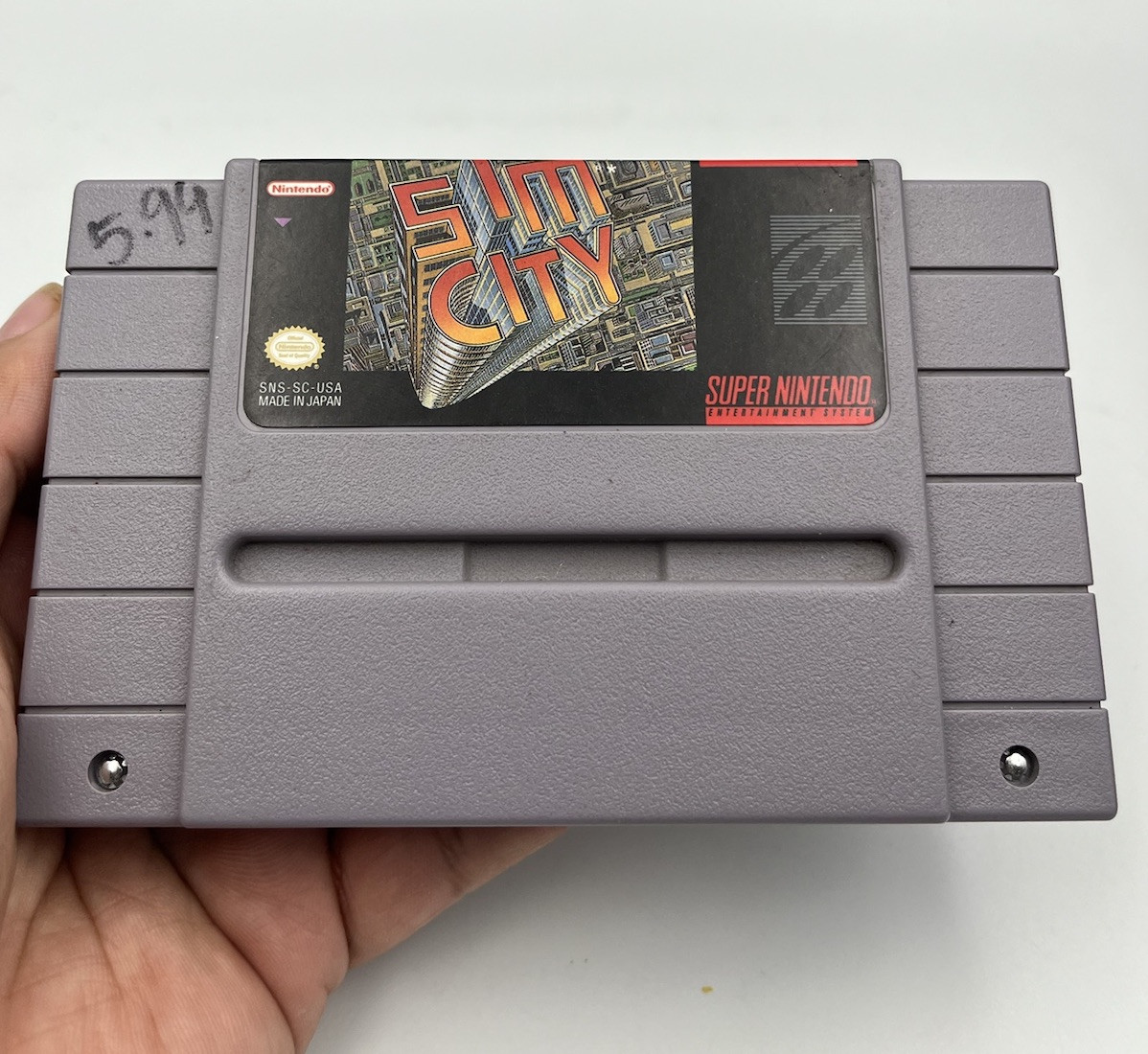 Sim City Nintendo SNES Cartridge Only – Tested