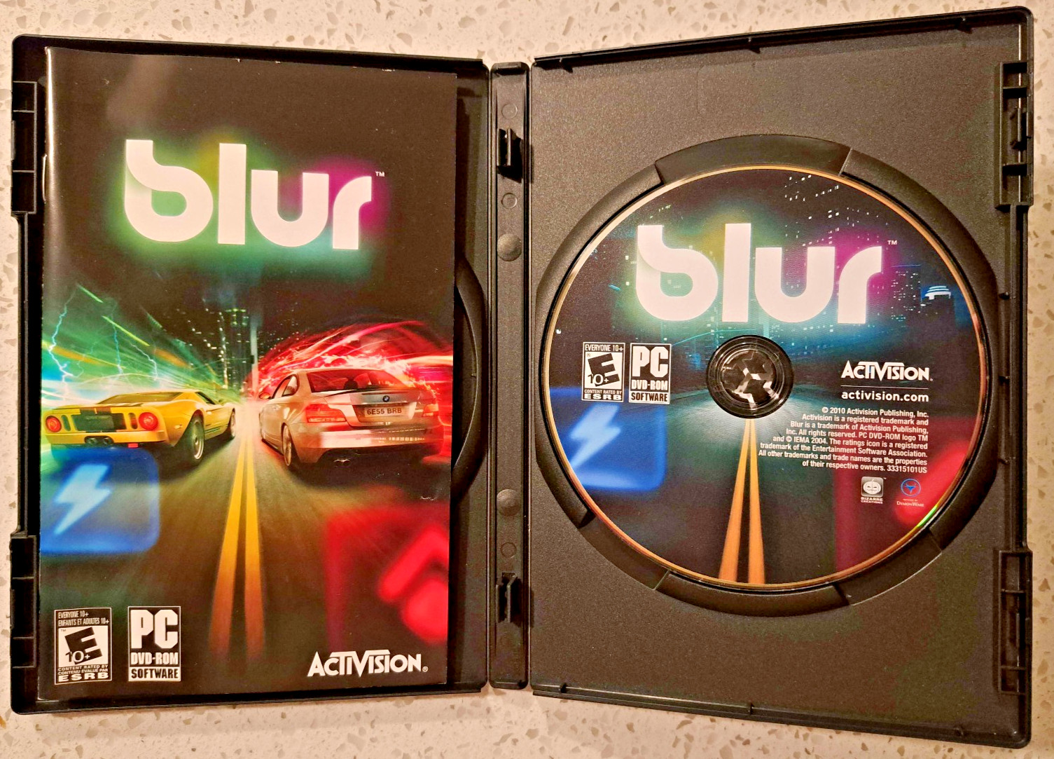 Blur (PC Game, Windows XP Vista & 7, 2010) [Complete in Box CIB] CLEAN