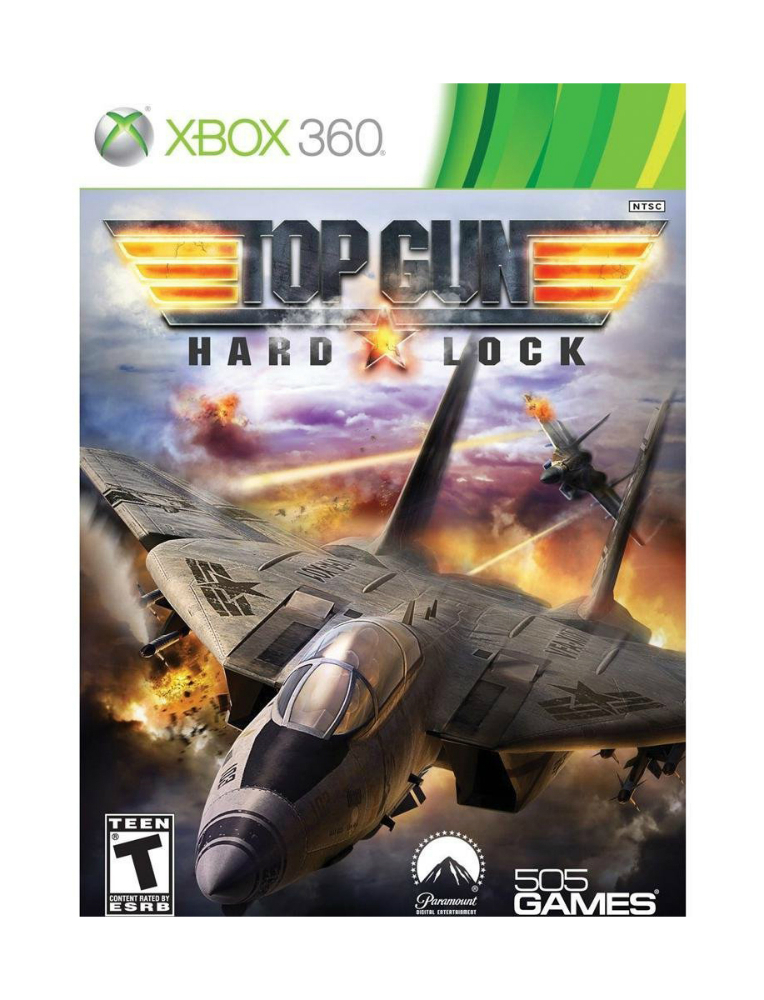 Top Gun: Hard Lock Xbox 360 CIB Complete in Box Tested Manual Included Flight