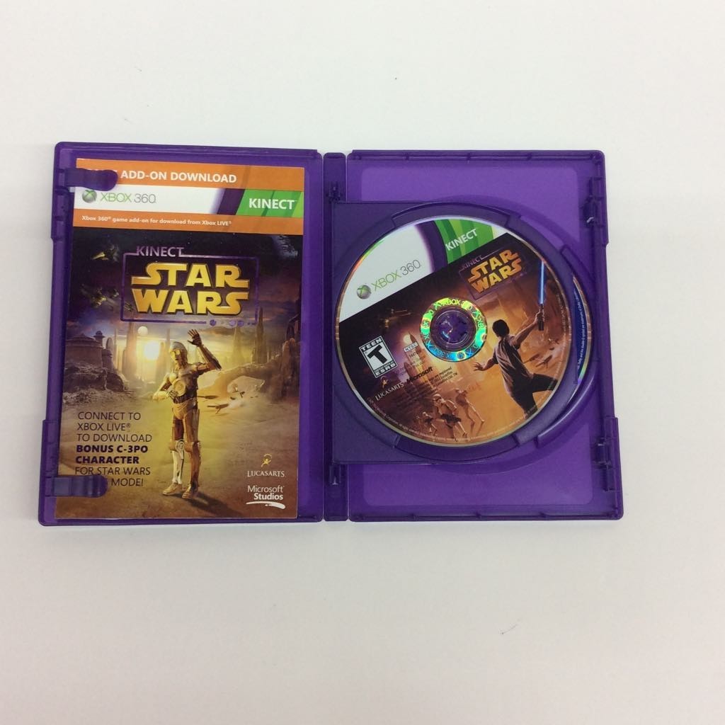 Star Wars Xbox 360 Kinect Complete Tested Free Shipping