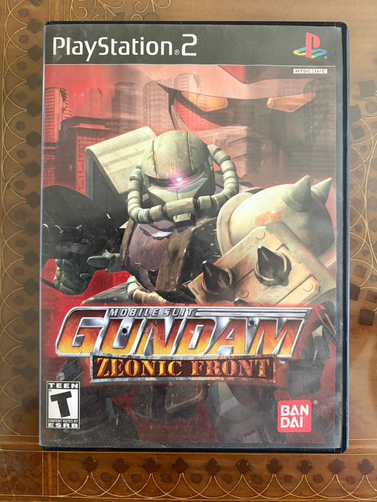 Mobile Suit Gundam Zeonic Front tested,working & manual (manual holder is broke)