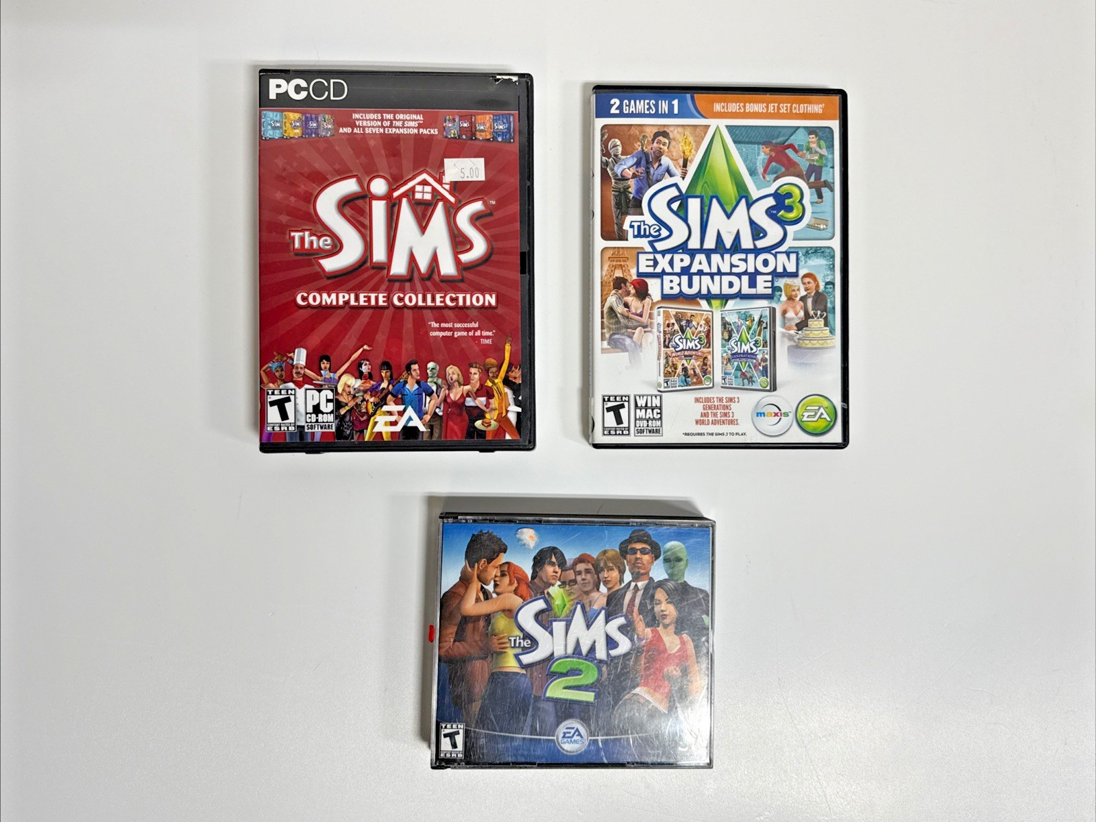 The Sims PC Lot Complete Collection + Sims 3 Expansion Bundle + Sims 2