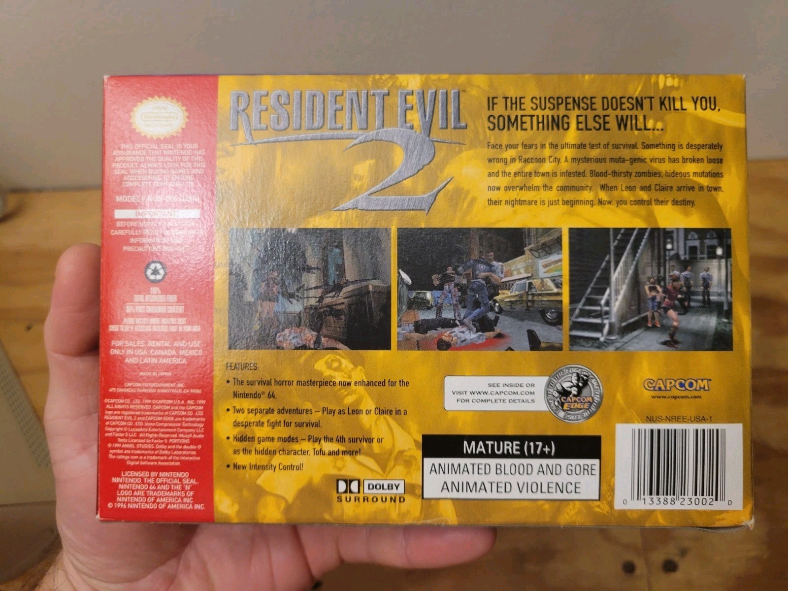 No Manaul/inserts – Boxed Resident Evil 2 (Nintendo 64, 1999)