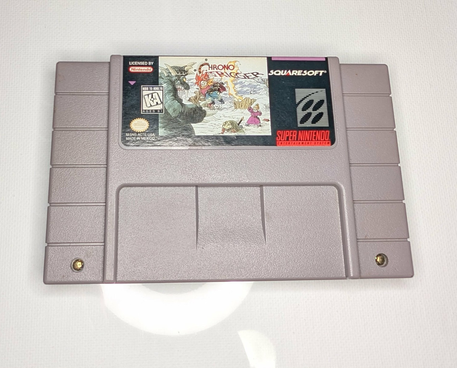 Chrono Trigger Nintendo SNES RPG Game Cartridge w/ Manual /Posters (ORIGINAL)