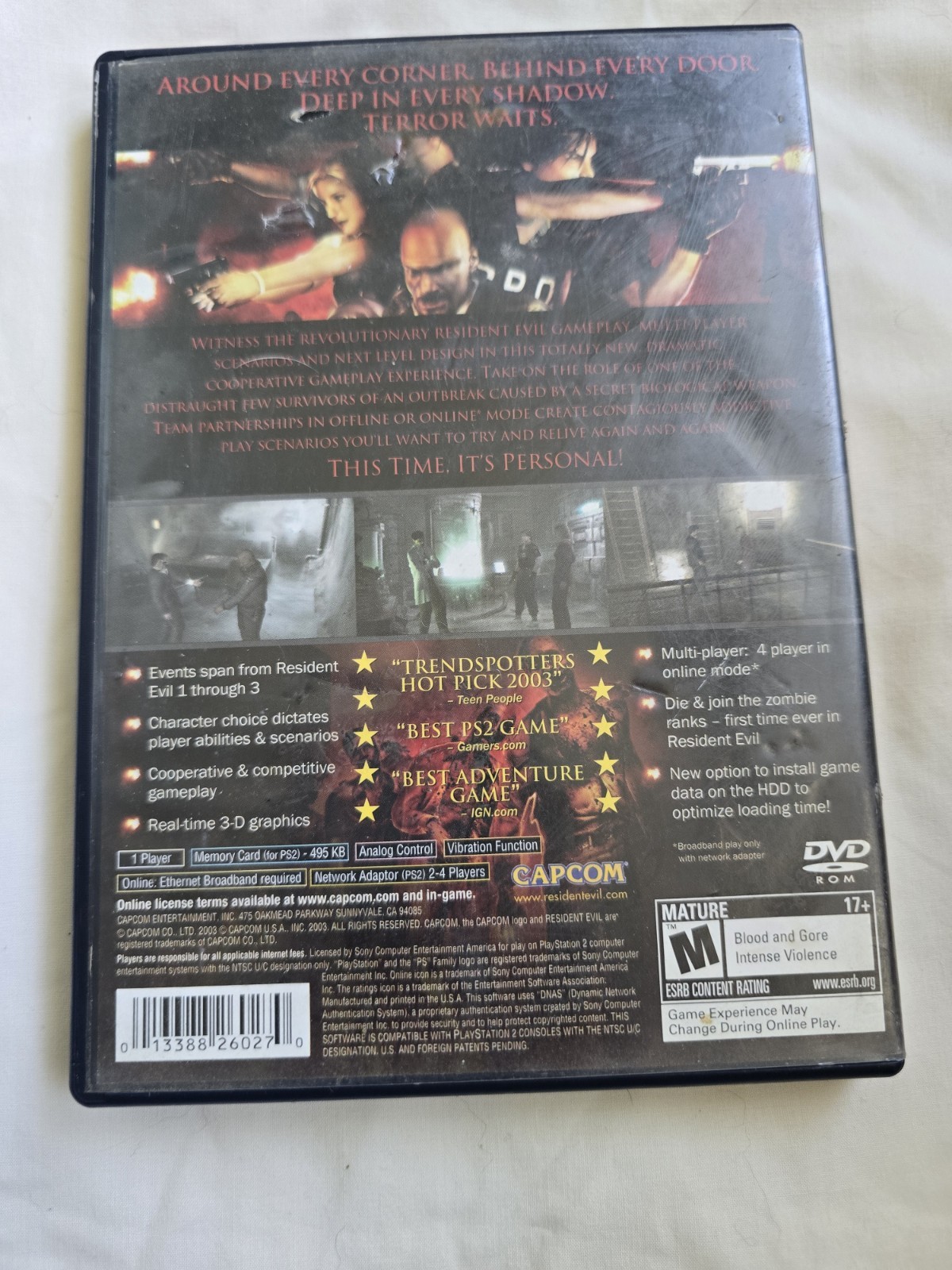 Resident Evil Outbreak [CIB, Tested: Working, Authentic]