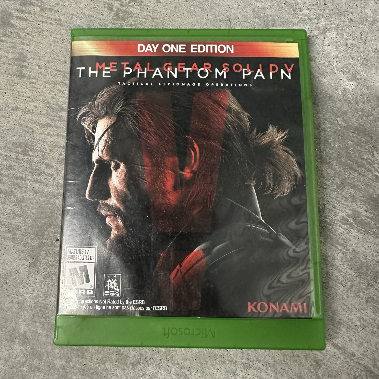 Konami Metal Gear Solid V The Phantom Pain Day One Edition Xbox One M 2015