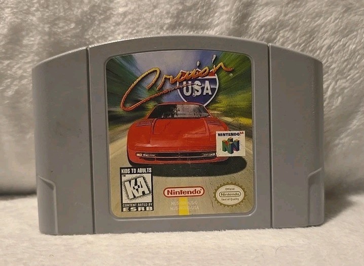 Cruis’n USA (Nintendo 64, 1996) Authentic Cartridge Only, Tested And Plays!