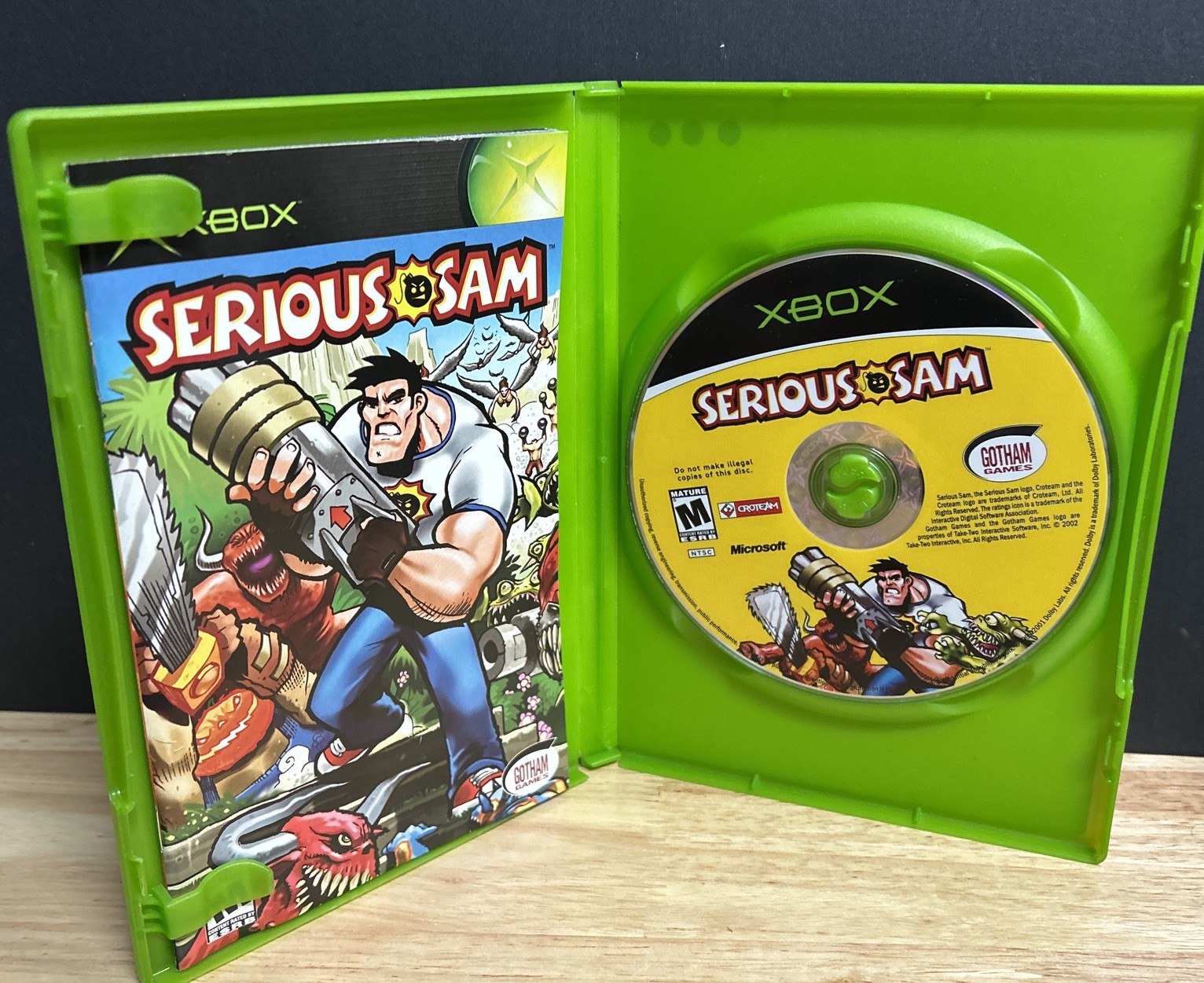 Serious Sam (Microsoft Xbox, 2002) Complete W/ Manual CIB – Tested READ DESCRIPT