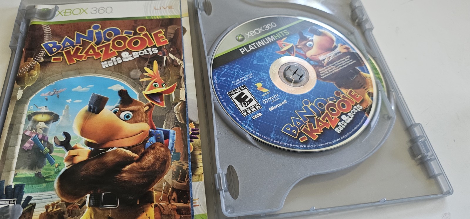Banjo-Kazooie: Nuts and Bolts – Microsoft Xbox 360 – complete, tested, cleaned