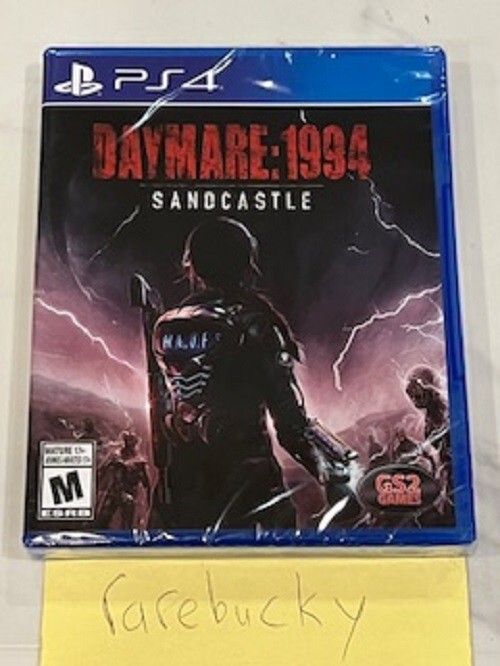 Daymare: 1994 Sandcastle (PS4 Playstation 4) NEW SEALED Y-FOLD MINT, RARE!