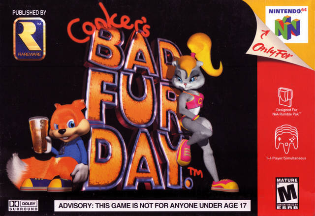 Conker’s Bad Fur Day N64 Great Condition Fast Shipping