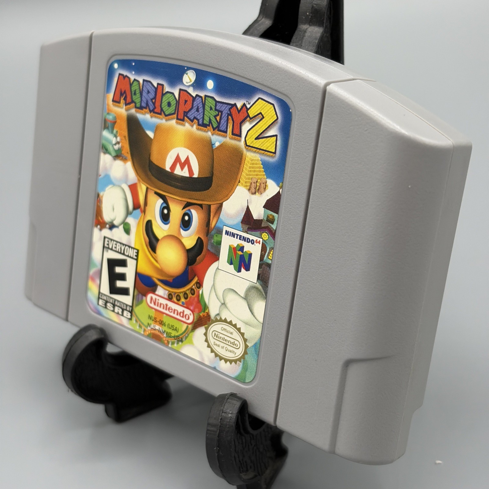 Mario Party 2 (Nintendo 64, 2000) N64 Authentic💯Cleaned & Tested ✅ Mint💎💎
