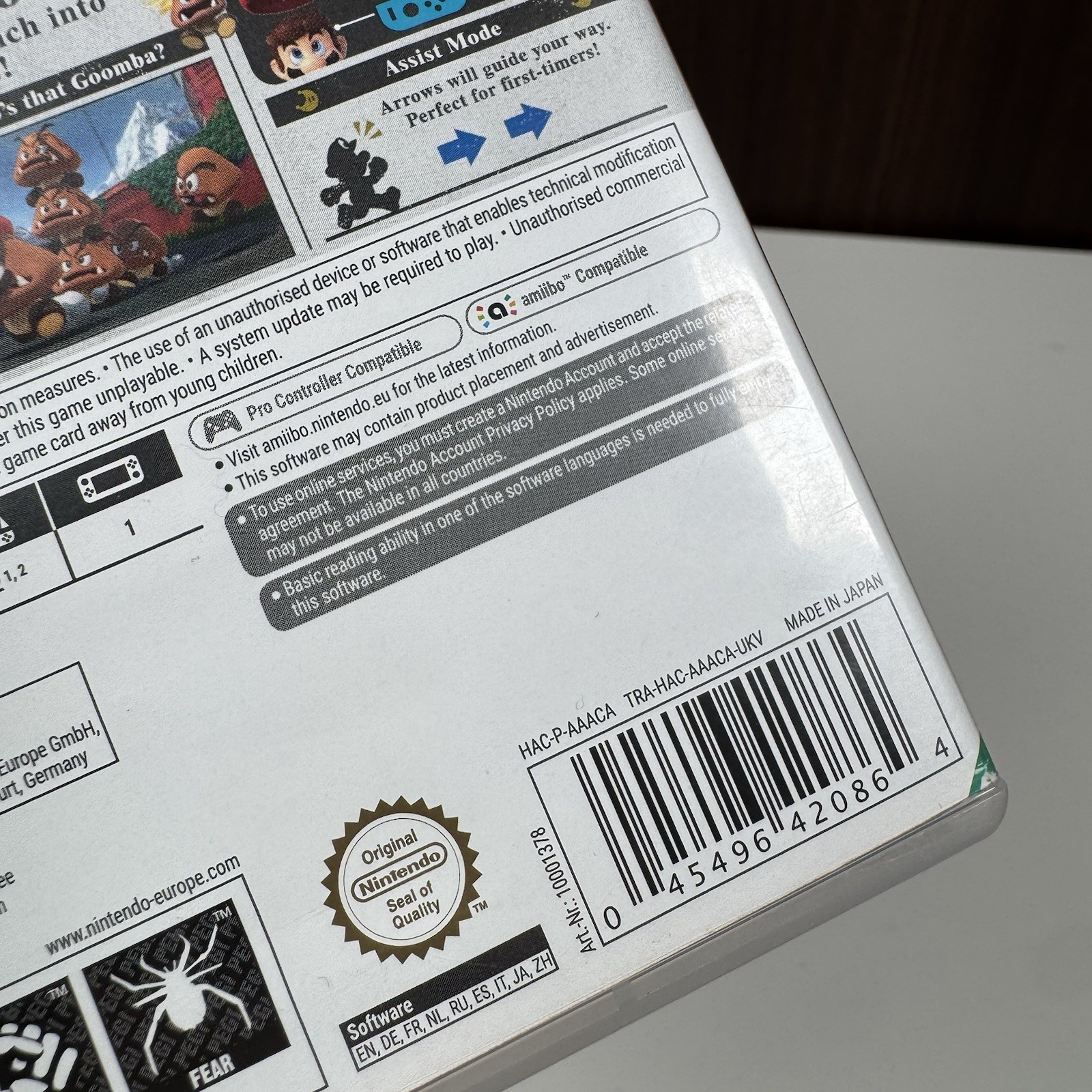 Nintendo Super Mario Odyssey (Super Mario Series) PEGI 7 PAL – Nintendo Switch