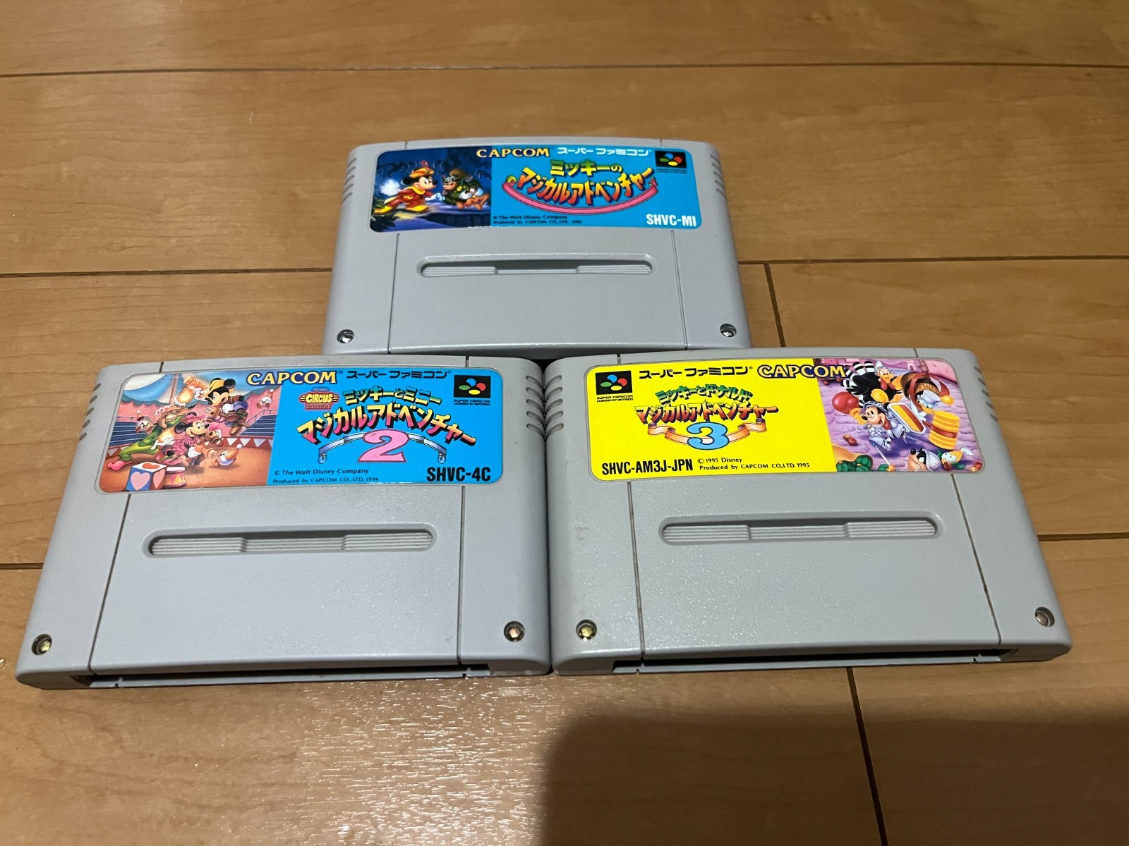 Nintendo SuperFamicom SNES Mickey Magical Adventure 1,2,3 set japan