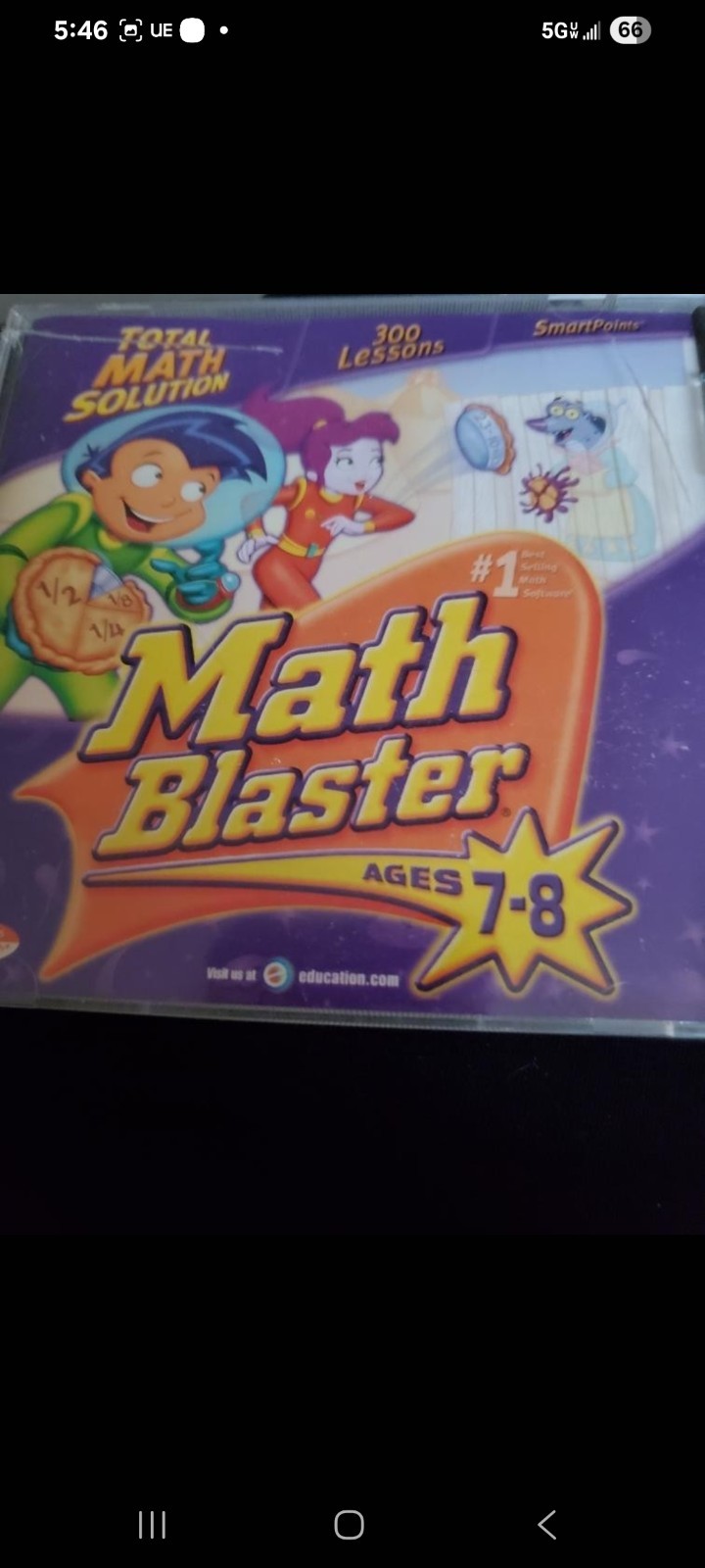 Math Blaster for Ages 7-8 Compatible with Win, Mac, Microsoft Windows PC