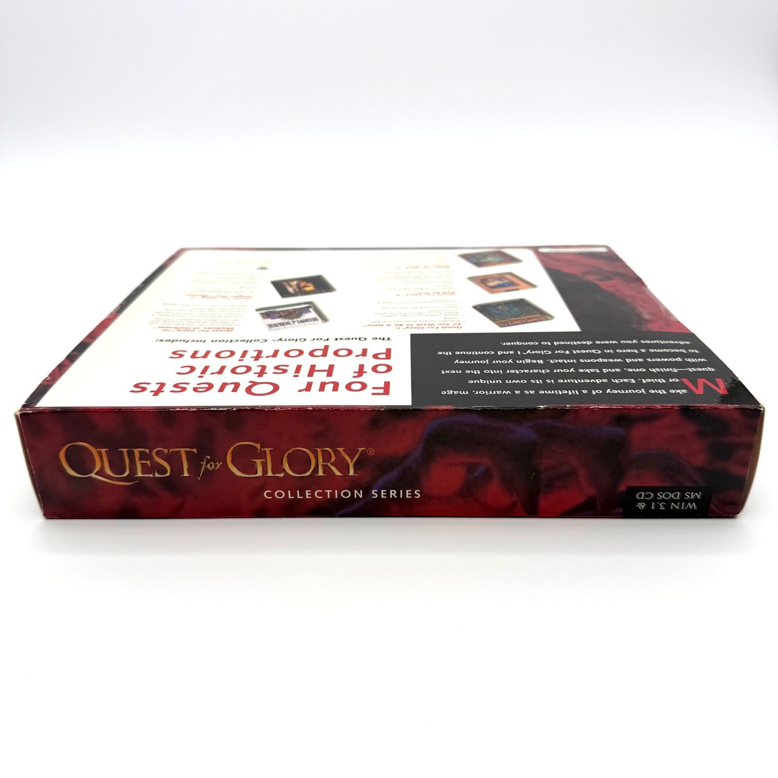 Quest for Glory Collection PC Game 1997 Vintage Big Box Sierra Anthology CD