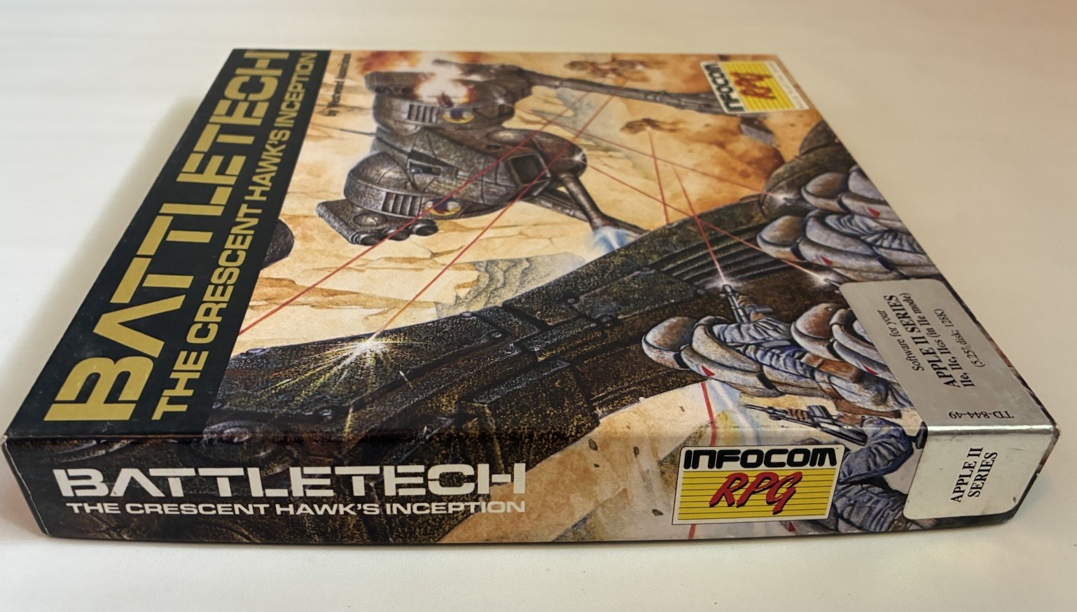 Battletech The Crescent Hawk’s Inception Apple II Series INFOCOM RPG 1988