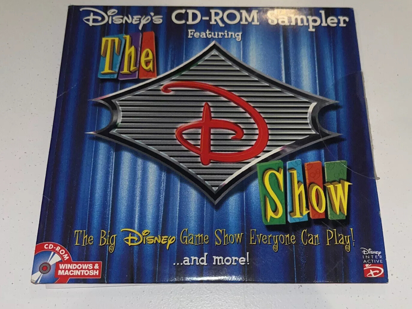 Disney’s CD-ROM Sampler Feat. The D. Show (Disney Interactive, Win/Mac, 1998)