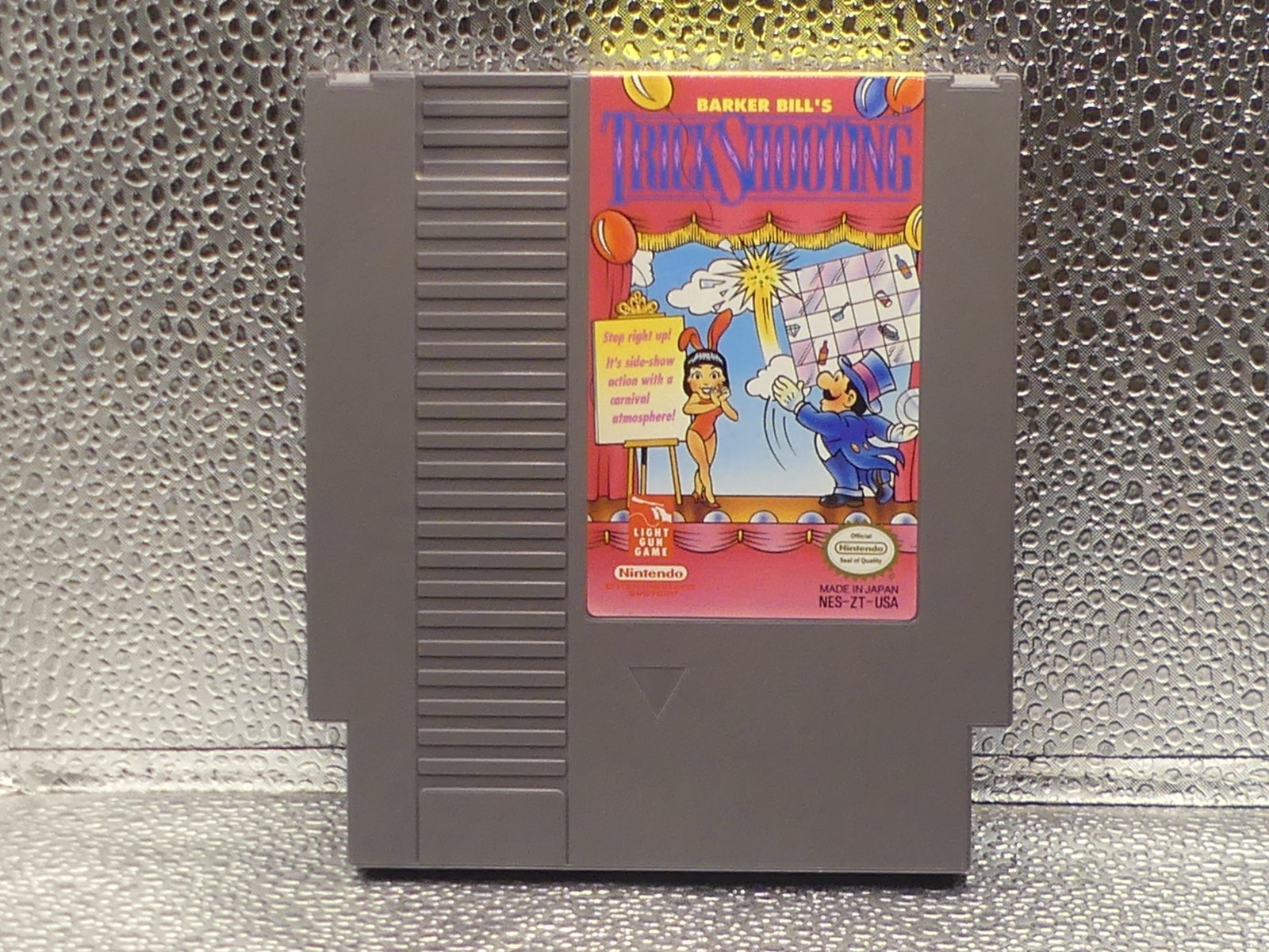 Nintendo NES Barker Bill’s Trick Shooting Zapper Light Gun Video Game Cartridge