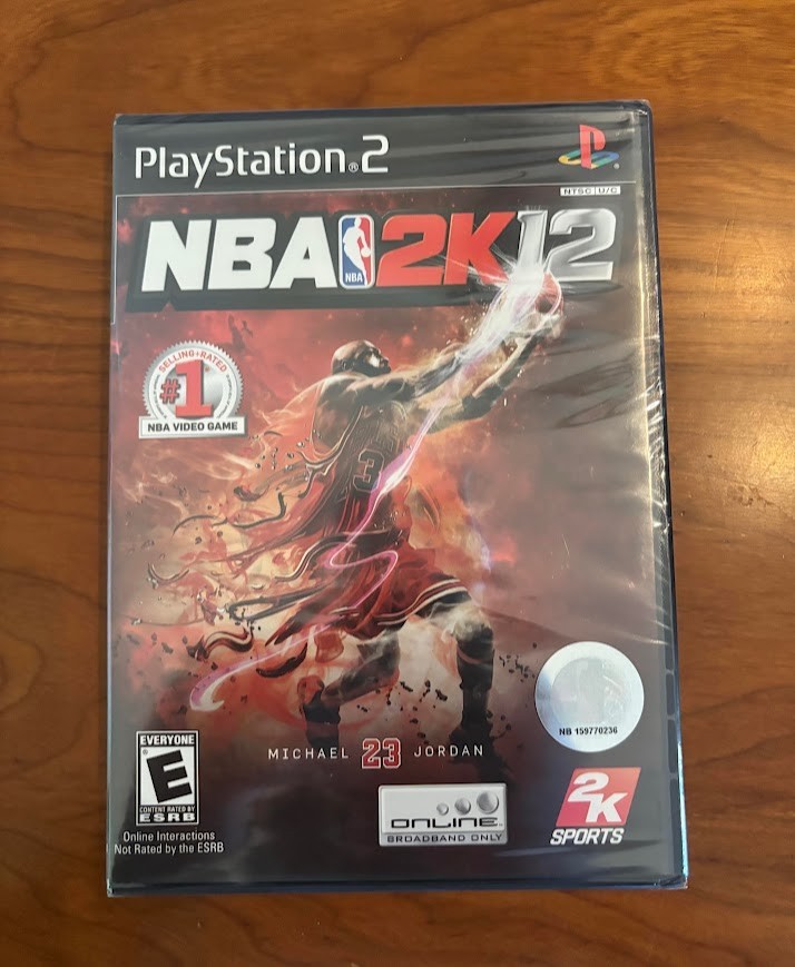 NBA 2k12 Michael Jordan for Playstation 2 Factory Sealed Black Label