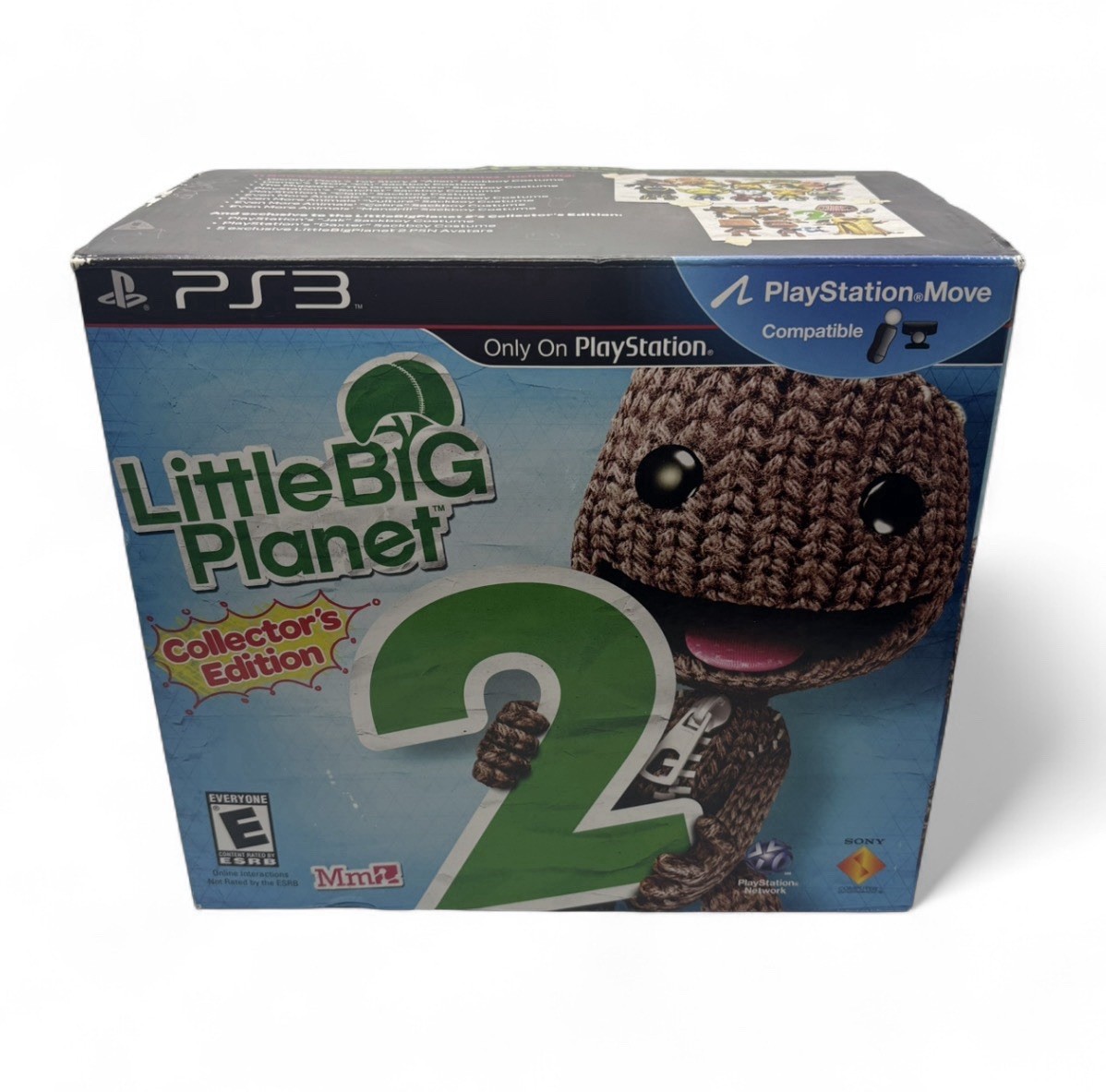 Little Big Planet 2 Collector’s Edition (PS3) Open Box, Plush & Bookends & Game