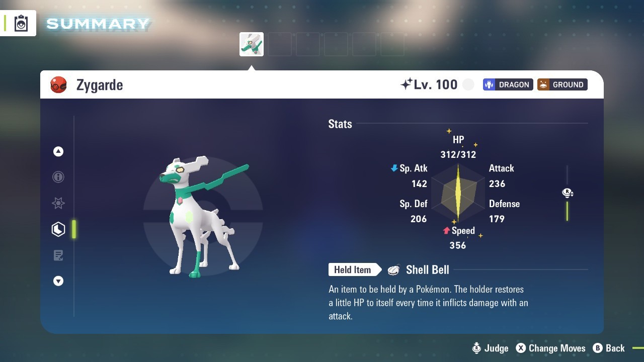 Shiny Zygarde 10% Shiny Zygarde 50% Battle Ready Untouched Sword Shield ZA
