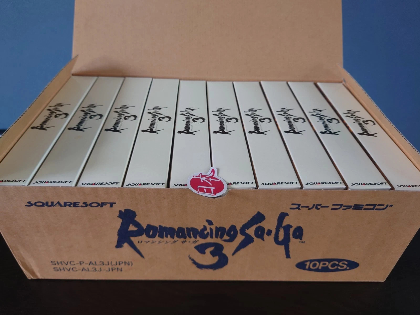 NEW Romancing Saga 3 10-Piece OEM Retail BOX Super Nintendo SNES Super Famicom