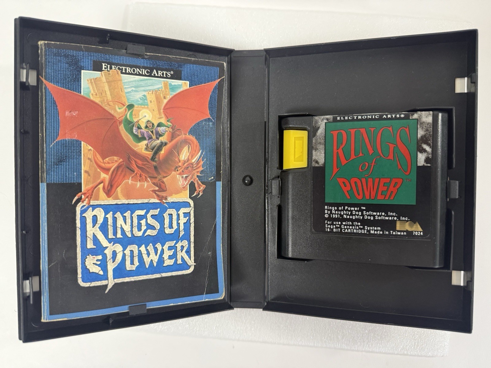 Rings of Power (Sega Genesis, 1991) CIB Complete – 100% Authentic – TESTED