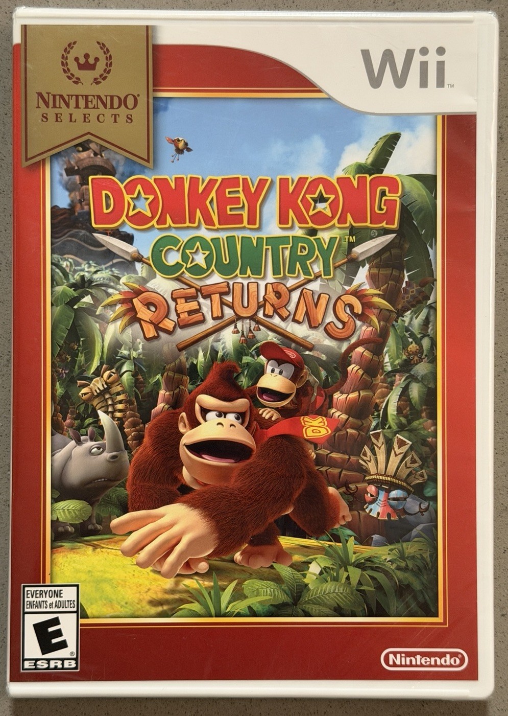 Donkey Kong Country Returns – Wii, 2010 – Nintendo Selects – New & Sealed