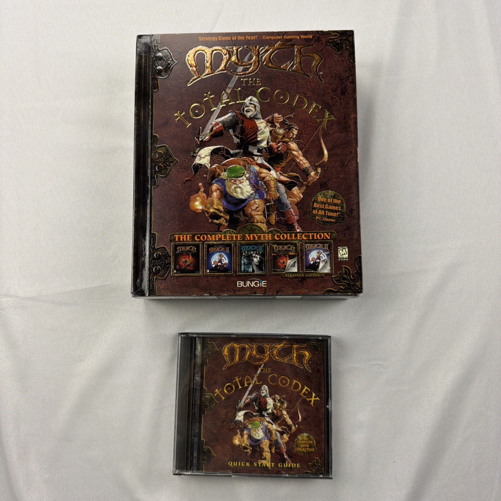 Myth: The Total Codex Big Box + 3 CDs & Jewel Case CD-Rom 1999 Windows 98/99/NT