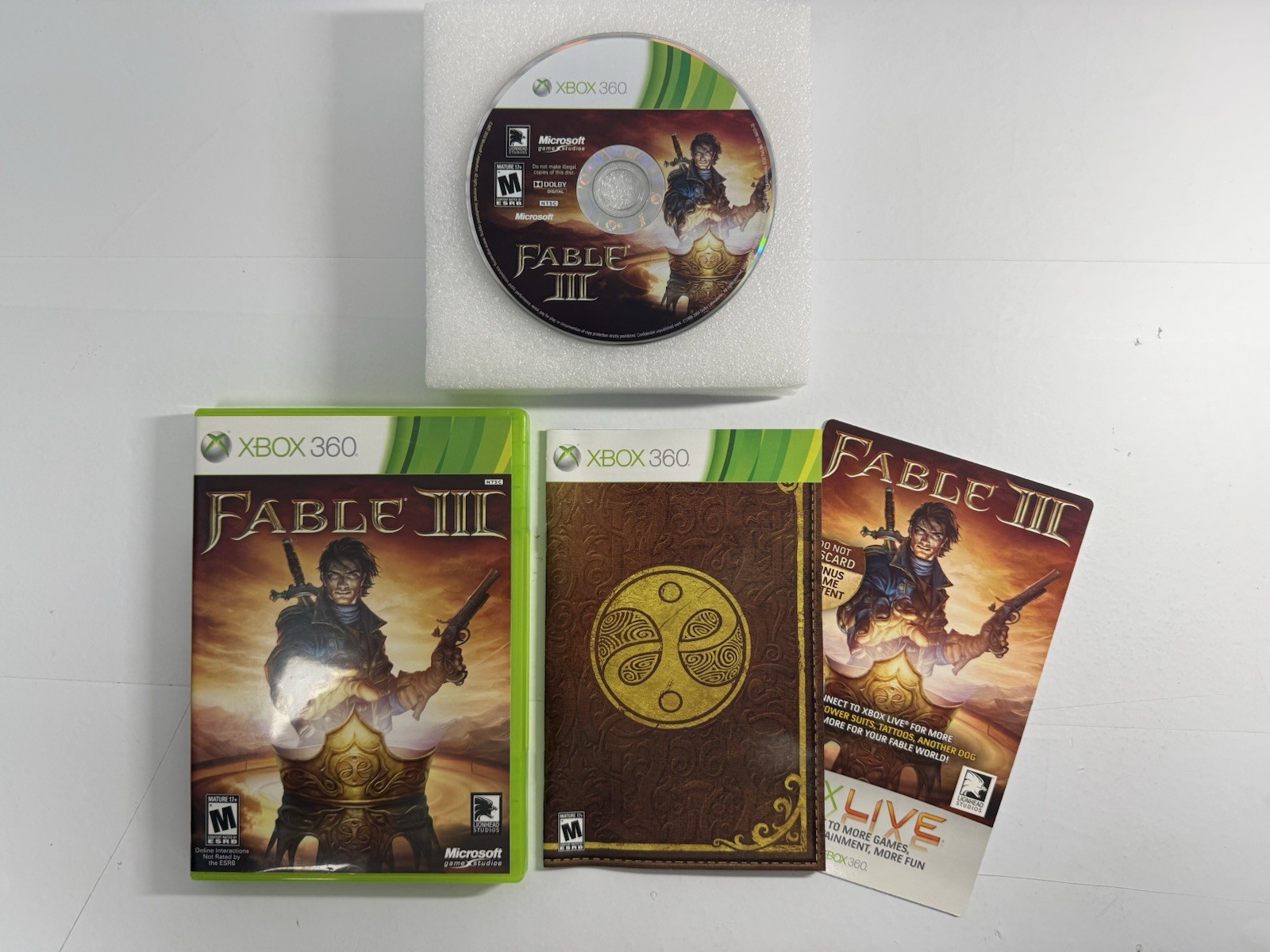 Fable III 3 (Microsoft Xbox 360) Video Game CIB Complete VGC Mint Disc – TESTED