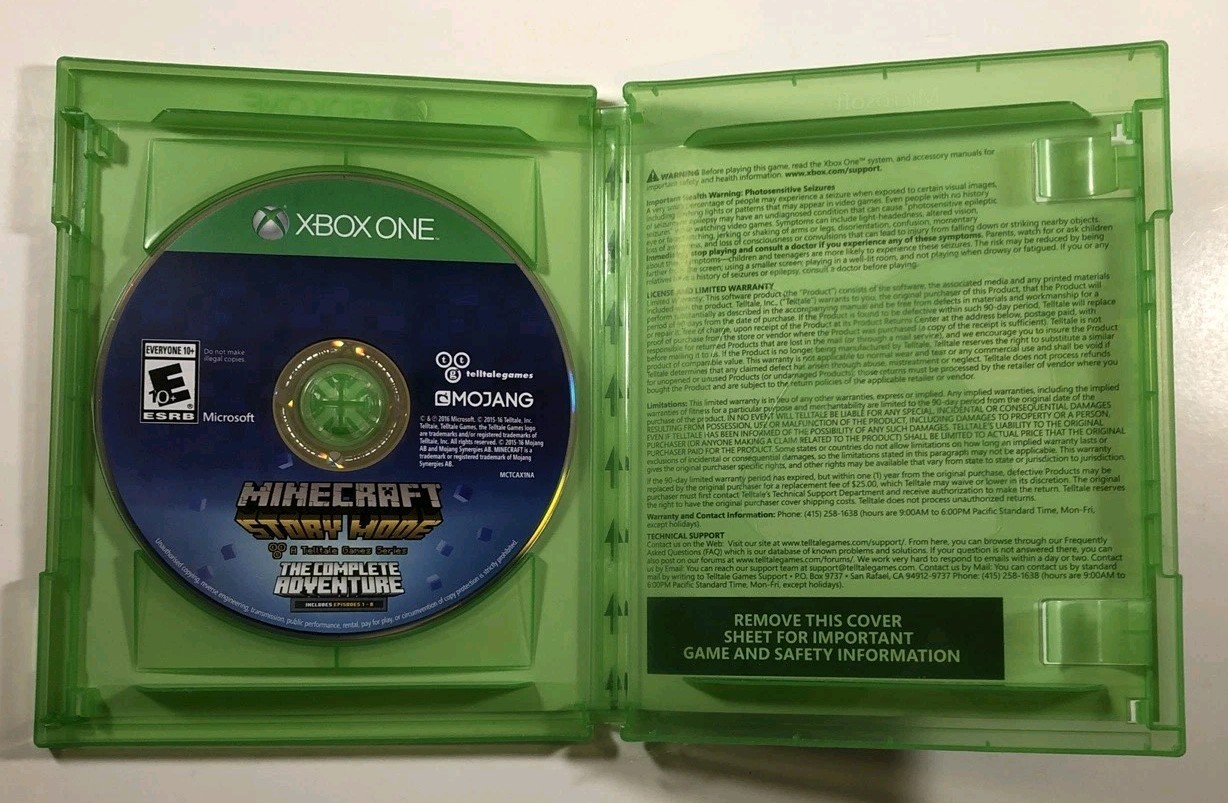 Minecraft Story Mode The Complete Adventure (Xbox One) Ships TODAY, Please Read