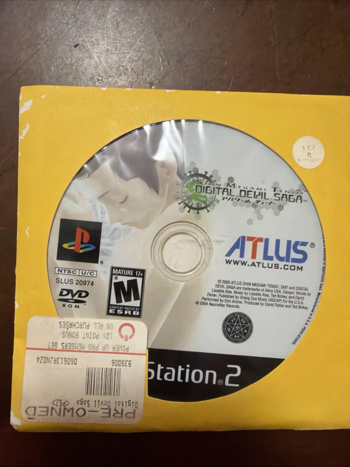 SHIN MEGAMI TENSEI: DEVIL SAGA for Sony Playstation 2 PS2 (2005)