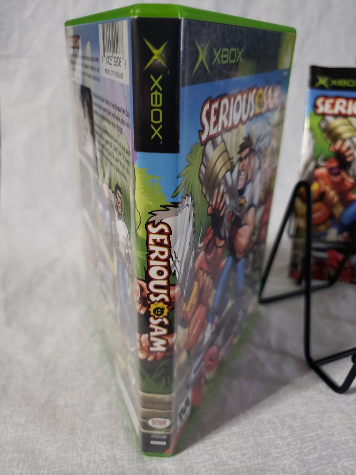 Serious Sam (Microsoft Xbox, 2002) Complete W/ Manual CIB Tested Retro Rare