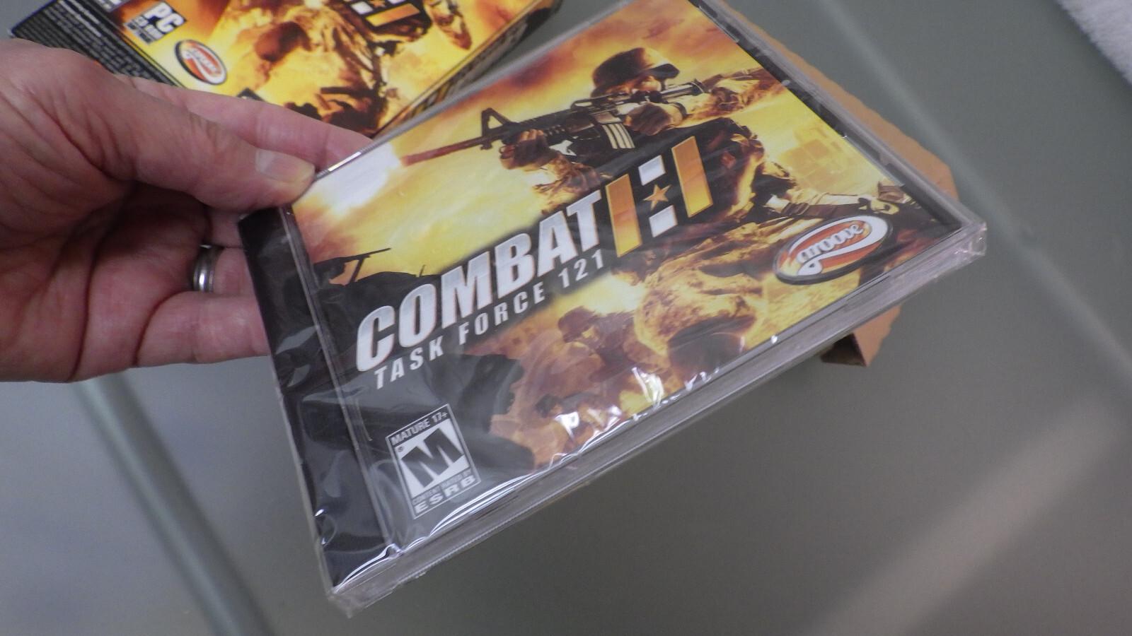 Vtg 2005 Video PC-CD Game COMBAT II TASK FORCE 121 New Sealed Opened Big Box CIB