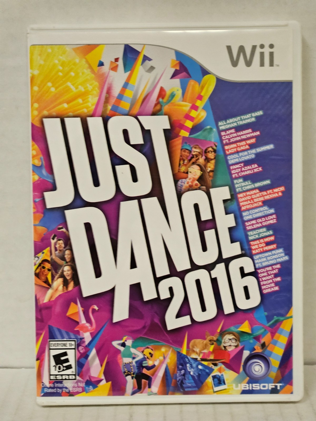 Just Dance 2016 (Nintendo Wii, 2015) w/ Insert Tested Free Shipping
