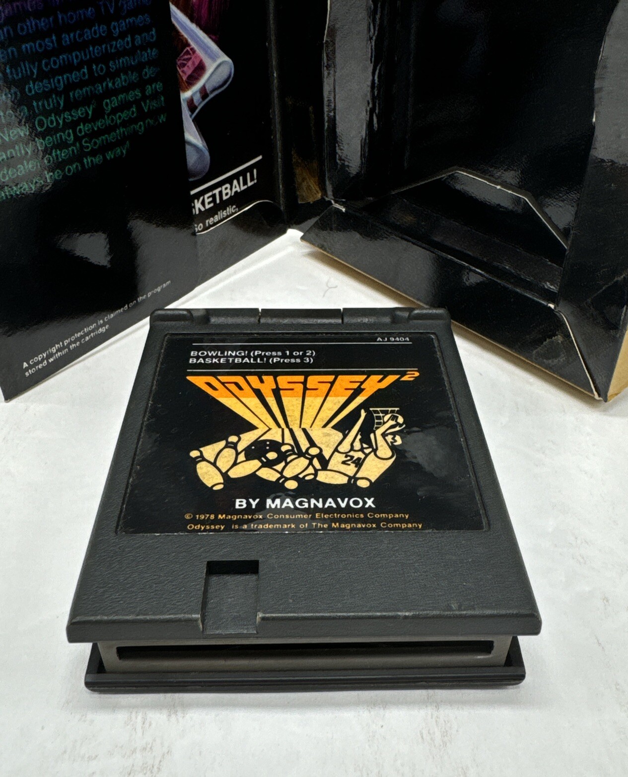 Magnovox Odyssey 2 Bowling & Basketball Game in original box w/ instructions