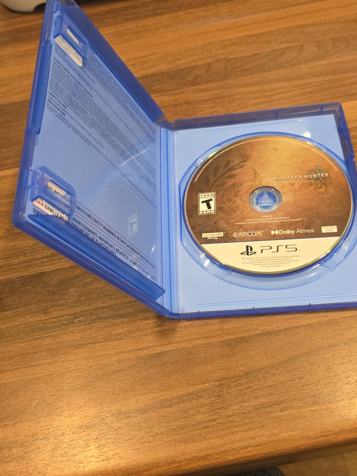 Monster Hunter Wilds Standard Edition Sony Play Station 5 No Scratches No Manual