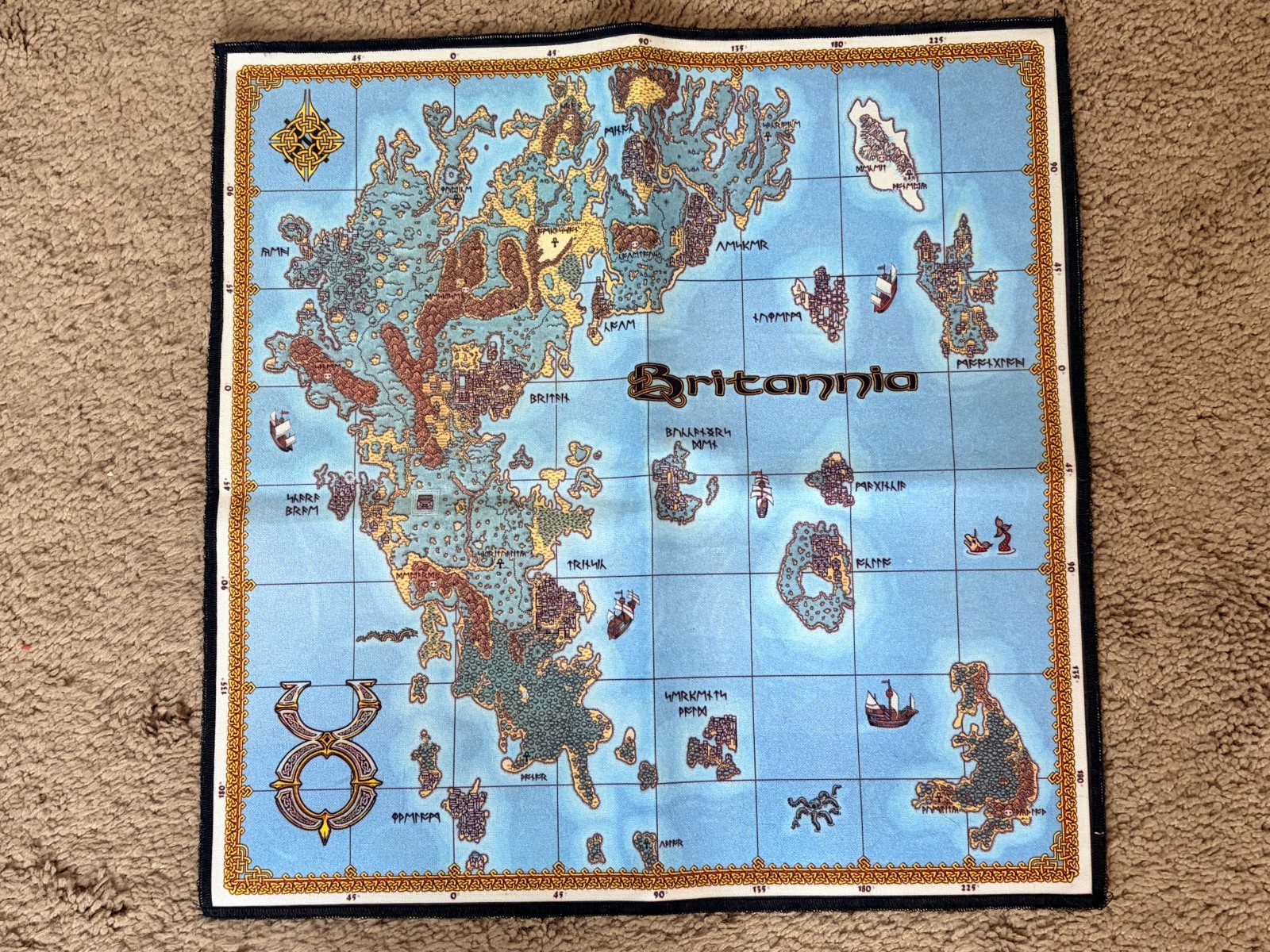 Ultima Online Big Box PC w/ Cloth Map, Pewter Pin & CD – Missing Manual