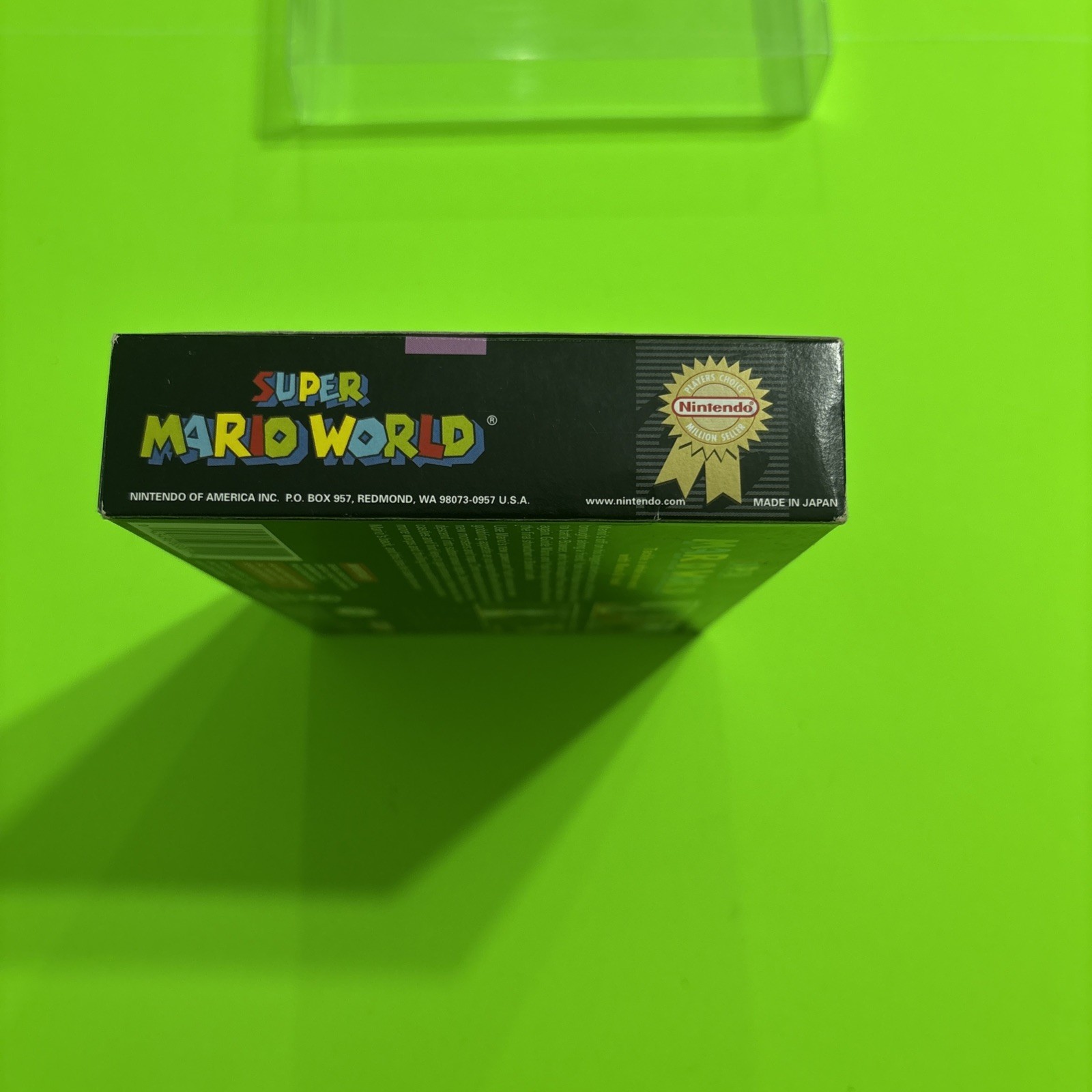 Super Mario World (Super Nintendo, 1991) Complete In Box Players Choice SNES