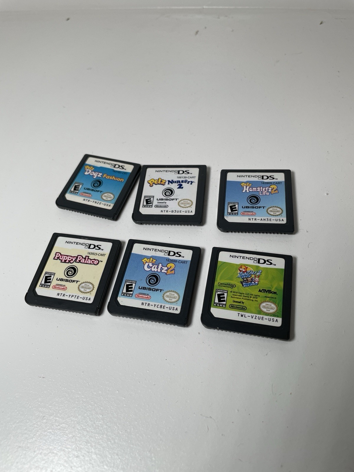 Nintendo DS game lot of 6: Petz Catz 2, Petz Dogz Fashion, Petz Nursery 2, Puppy