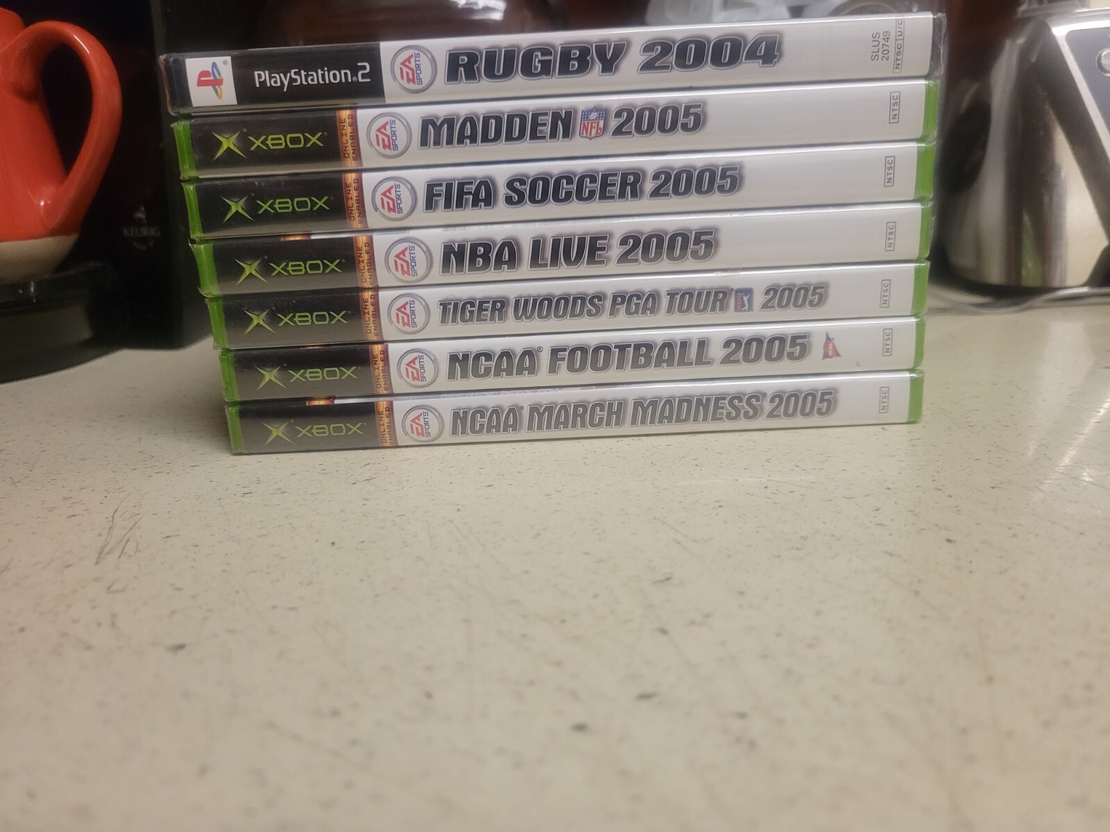 Xbox brand new sealed video game lot 2005 sport titles