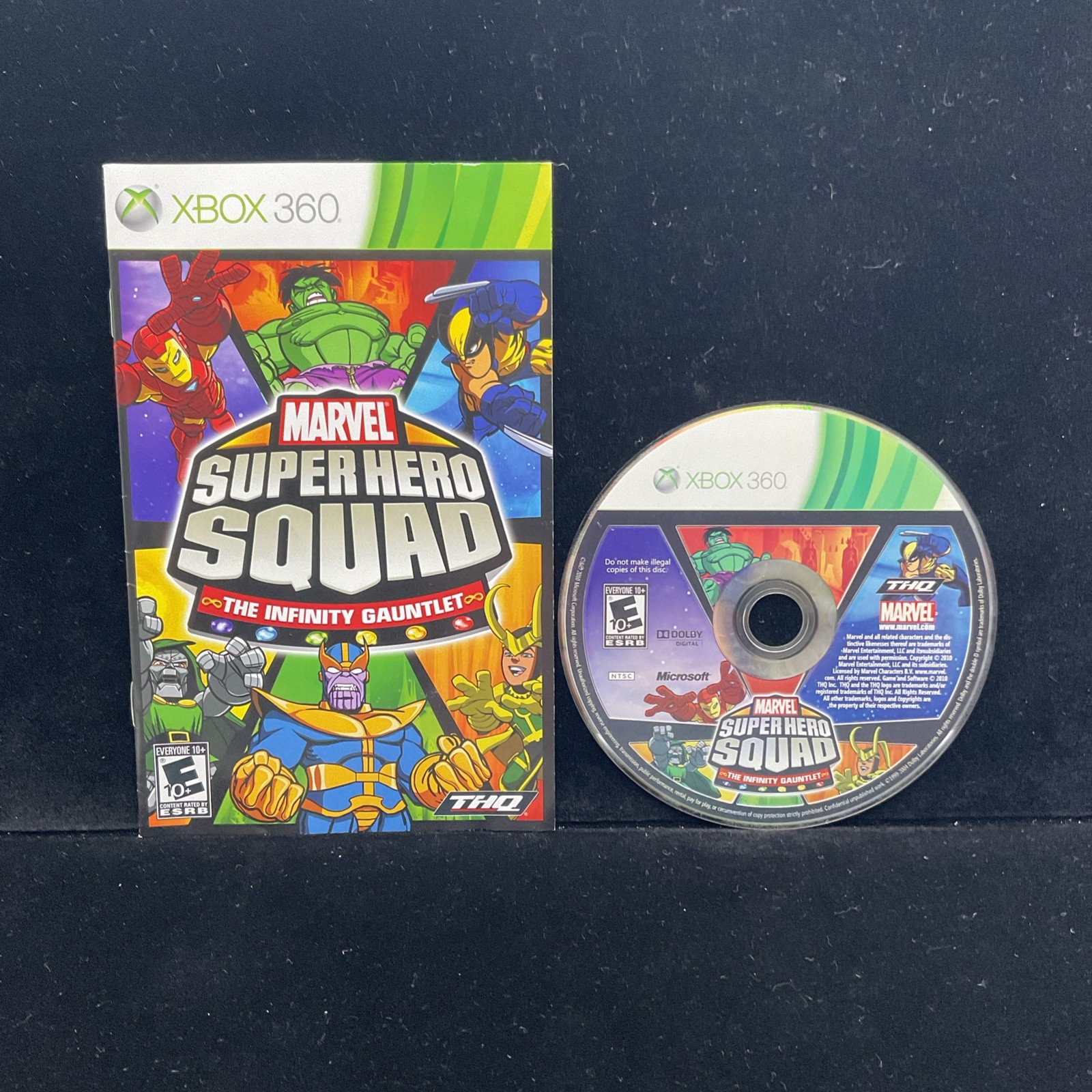 Marvel Super Hero Squad: The Infinity Gauntlet (Xbox 360) Tested & CIB Clean