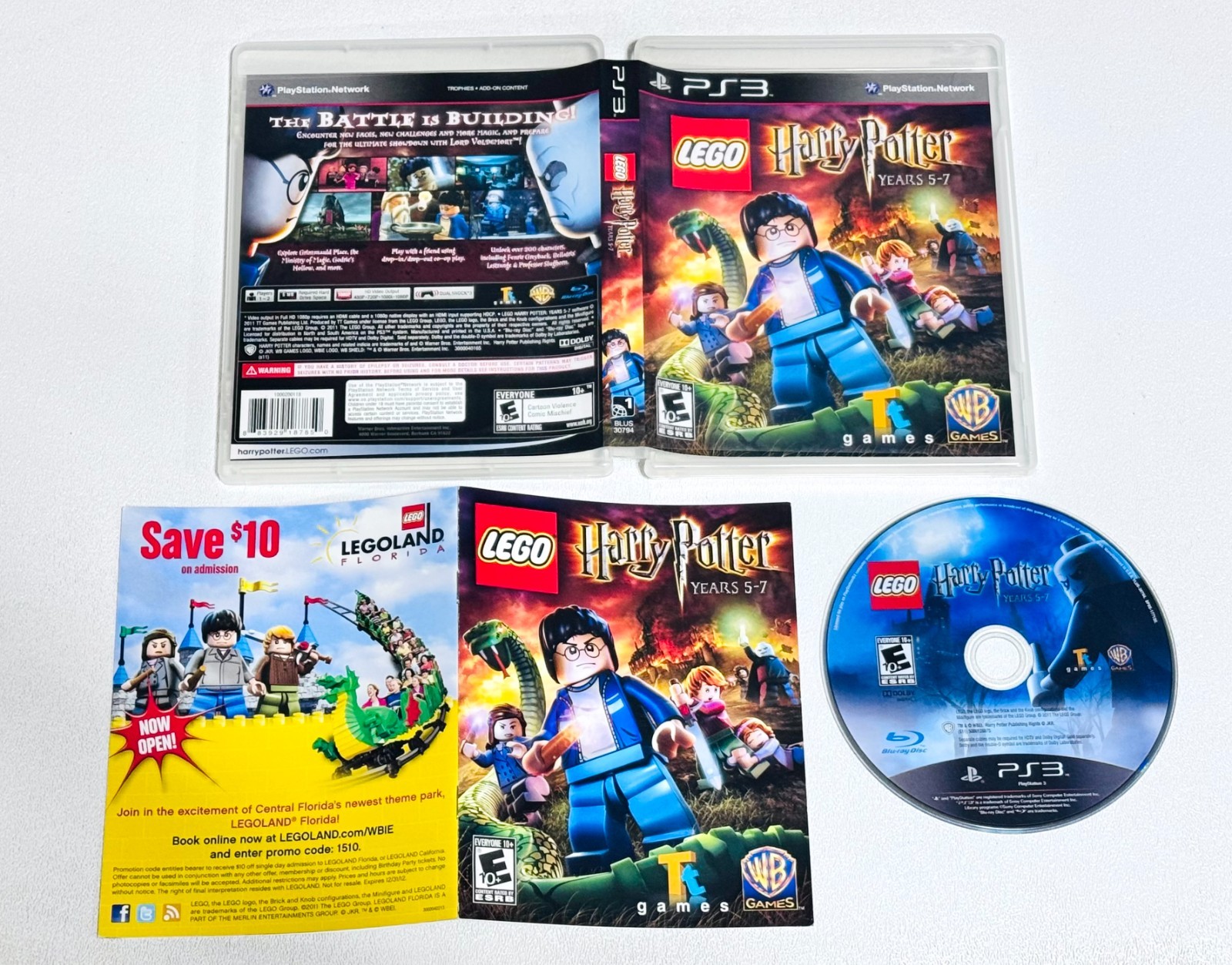 LEGO Harry Potter Years 5-7 (PlayStation 3, PS3) Complete CIB – Tested