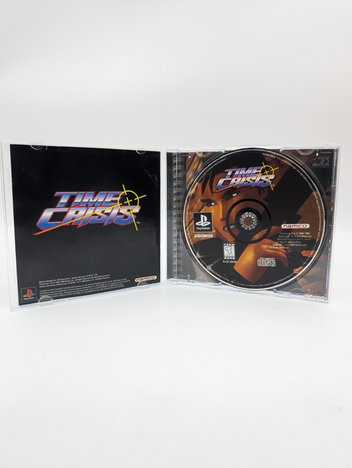 Time Crisis Plus Guncon (PS1 PlayStation 1) Big Box – Excellent