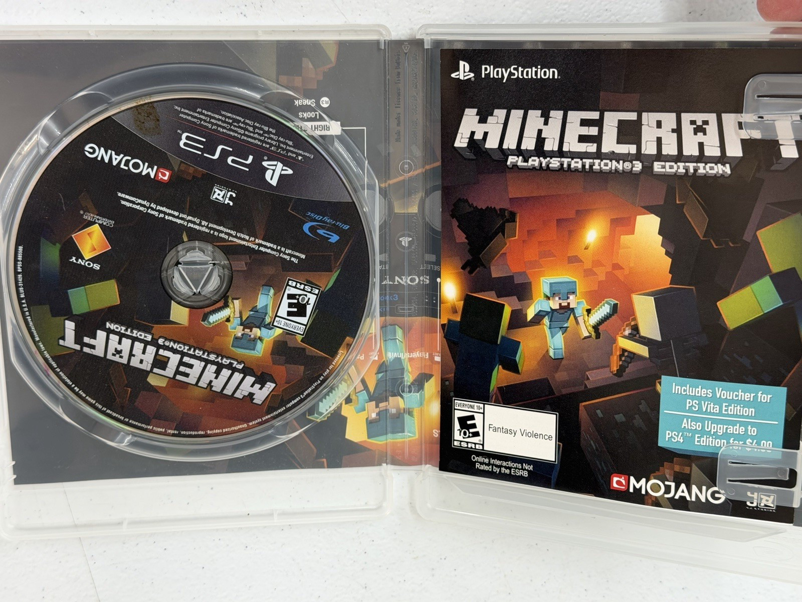 MINECRAFT PLAYSTATION 3 EDITION (SONY PS 3, 2014) MOJANG 4J