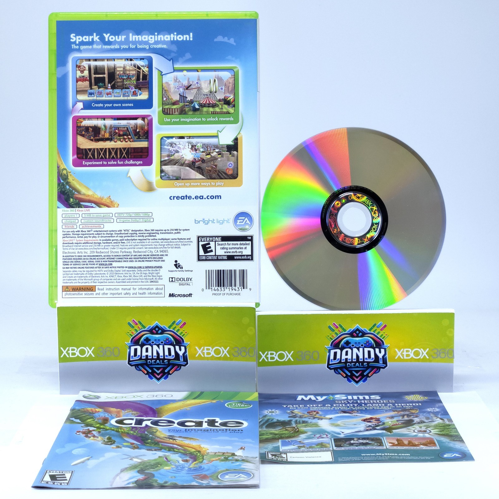 Create CIB W/ Manual – Xbox 360